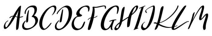 FA Fierra Rose Italic Font UPPERCASE