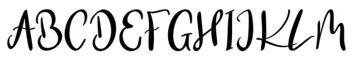 FA Fierra Rose Regular Font UPPERCASE