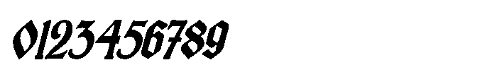 FA Gravethorn Italic Font OTHER CHARS