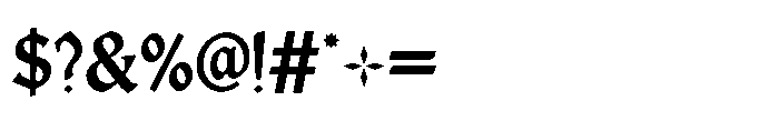 FA Gravethorn Regular Font OTHER CHARS