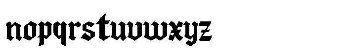 FA Gravethorn Regular Font LOWERCASE