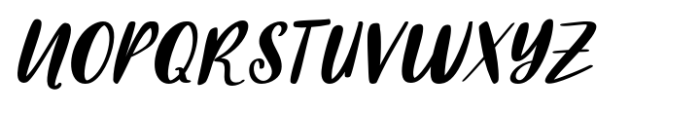 FA Handvara Italic Font UPPERCASE
