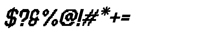 FA Nexpix Italic Font OTHER CHARS