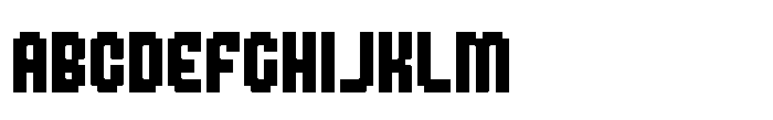 FA Nexpix Regular Font UPPERCASE