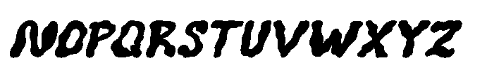 FA Noshik Italic Font UPPERCASE