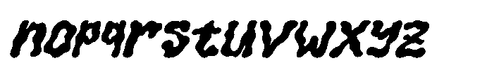 FA Noshik Italic Font LOWERCASE
