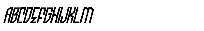 FA Rymphorinek Bold Italic Font UPPERCASE