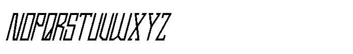 FA Rymphorinek Italic Font UPPERCASE