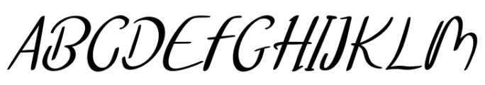 FA Tiffrose Soulle Italic Font UPPERCASE