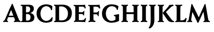 Faber Serif Pro 75 Halbfett Font UPPERCASE