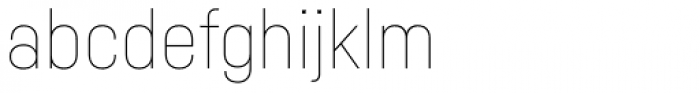 Fabrikat Hairline Font LOWERCASE
