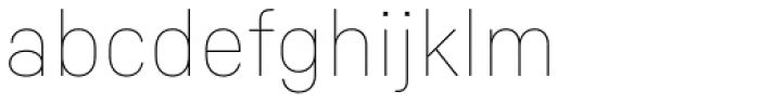 Fabrikat Normal Hairline Font LOWERCASE