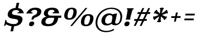 Fabular Bold Italic Font OTHER CHARS