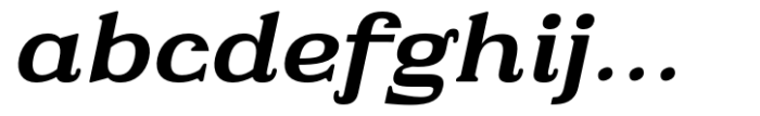 Fabular Bold Italic Font LOWERCASE