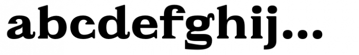 Fabular Extra Bold Font LOWERCASE