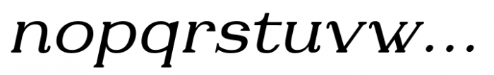 Fabular Medium Italic Font LOWERCASE