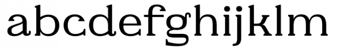 Fabular Medium Font LOWERCASE