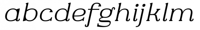 Fabular Regular Italic Font LOWERCASE