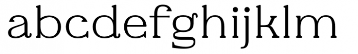 Fabular Regular Font LOWERCASE