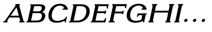 Fabular Semi Bold Italic Font UPPERCASE
