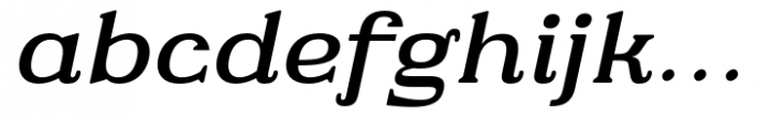 Fabular Semi Bold Italic Font LOWERCASE