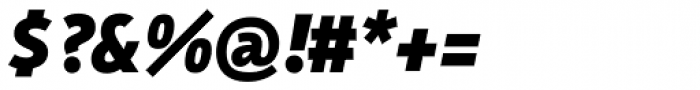 Facit ExtraBold Italic Font OTHER CHARS