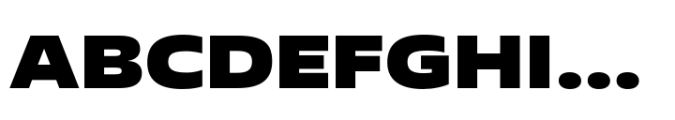 Fact Expanded Black Font UPPERCASE