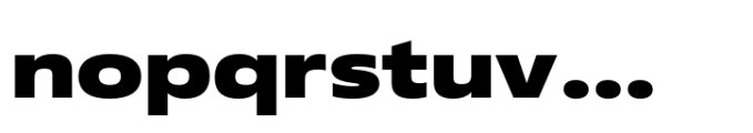 Fact Expanded Black Font LOWERCASE
