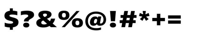 Fact Expanded Extra Bold Font OTHER CHARS