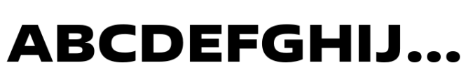 Fact Expanded Extra Bold Font UPPERCASE