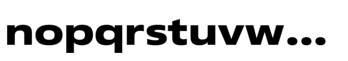 Fact Expanded Extra Bold Font LOWERCASE