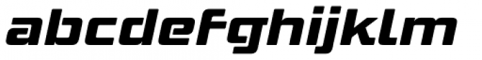 Factor BF Oblique Bold Font LOWERCASE