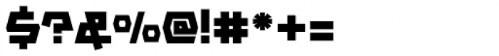 Factor Black Font OTHER CHARS