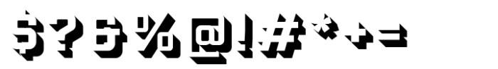 Factory  3D Font OTHER CHARS