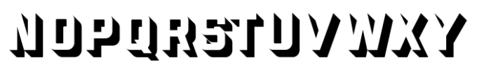Factory  3D Font UPPERCASE