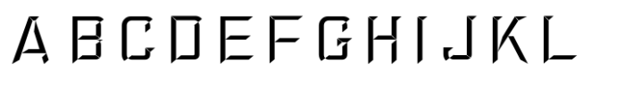 Factory  BEVEL DOWN FONT