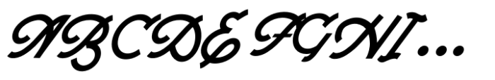 Facttoria Script Italic Font UPPERCASE