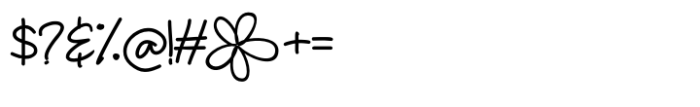 Factually Handwriting Bold Font OTHER CHARS