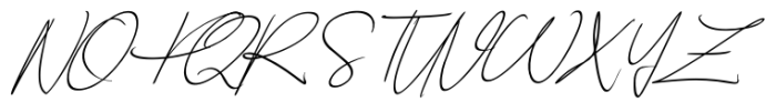 Factually Handwriting Italic Font UPPERCASE