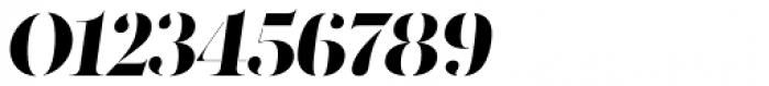 Factum Bold Stencil Oblique Font OTHER CHARS