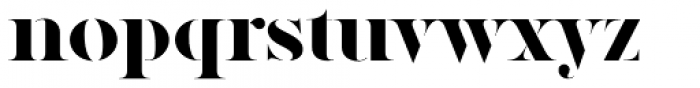 Factum Bold Stencil Font LOWERCASE
