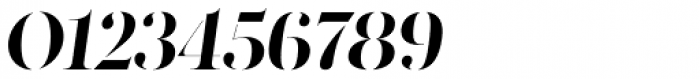 Factum Medium Stencil Oblique Font OTHER CHARS