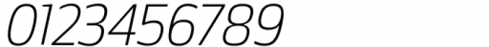 Faculty Condensed Thin Italic Font OTHER CHARS
