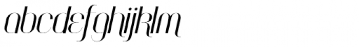 Faddish Bold Italic Font LOWERCASE