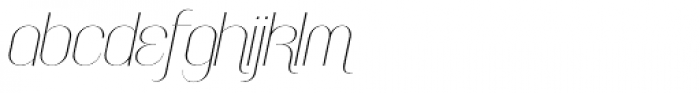 Faddish Italic Font LOWERCASE