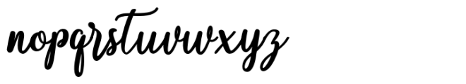 Fadelya Font LOWERCASE