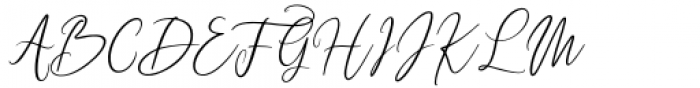Fadhillah Signature Regular Font UPPERCASE