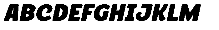 Fadone Italic Font UPPERCASE