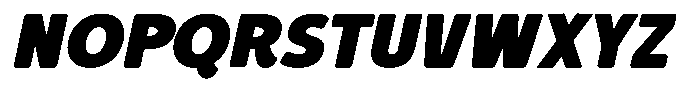 Fadone Italic Font UPPERCASE