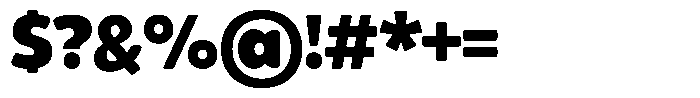 Fadone Regular Font OTHER CHARS